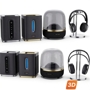 Audio tech 3D Models